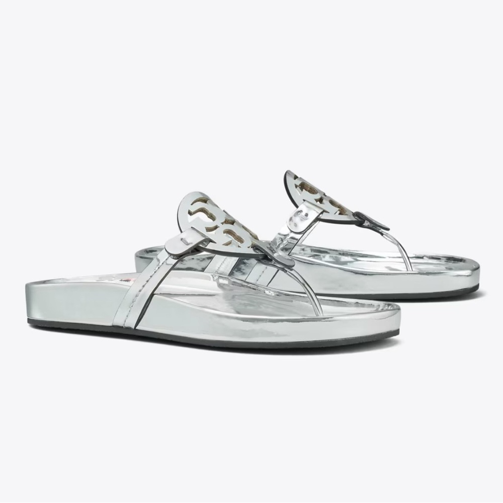 Tory Burch Miller Cloud Sandals - Size 6.5 NEVER WORN.  In box with dust bag.